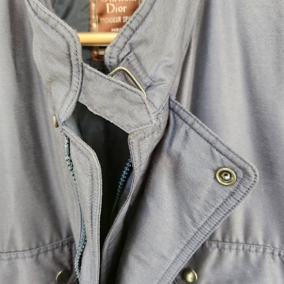 Vintage Christian Dior Monsieur Sport Navy Coat Men's 46R - Picture 5 of 8